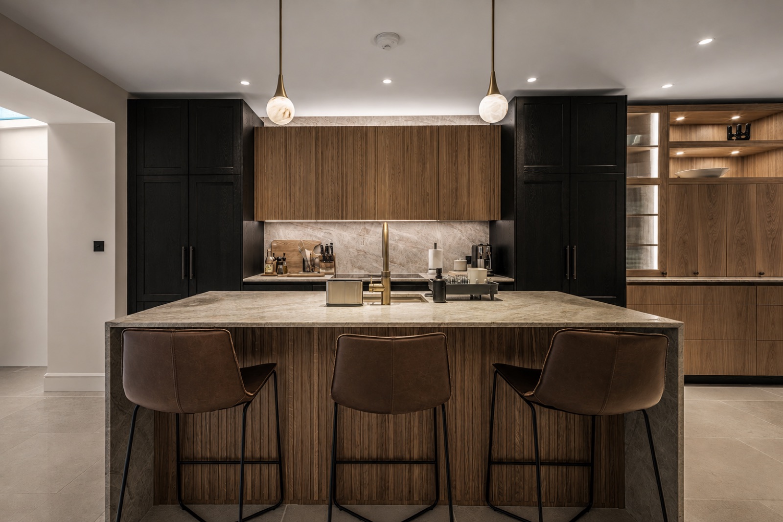 Styled Airbnb living space photographed in Notting Hill, London by Finest Spaces