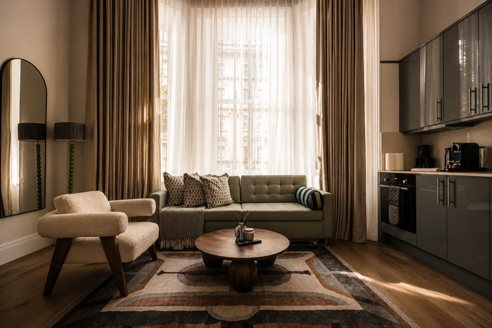 Short-let interior near Hyde Park, London