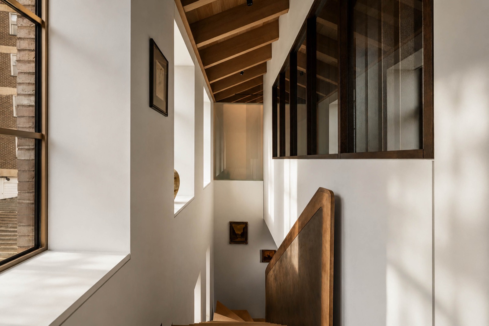 Styled Airbnb living space photographed in Notting Hill, London